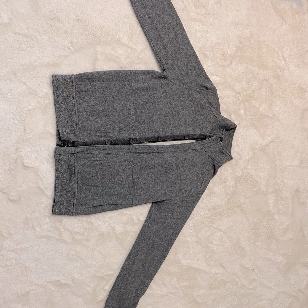Gray Banana Republic zip up